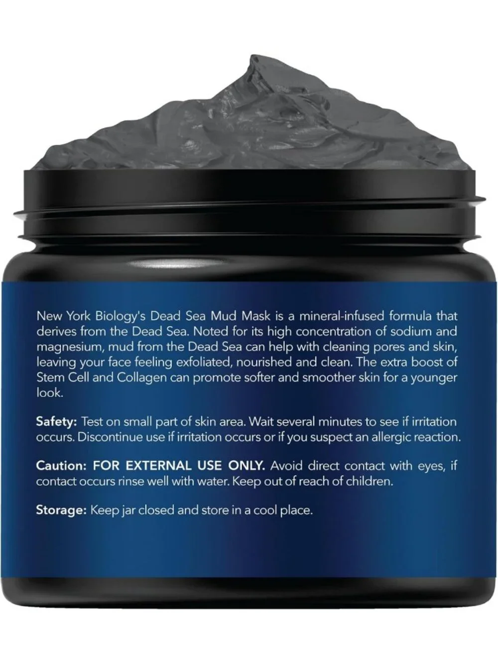 Revitalizing Dead Sea Mud Mask with Stem Cell & Collagen - 4 oz | Pore Refining
